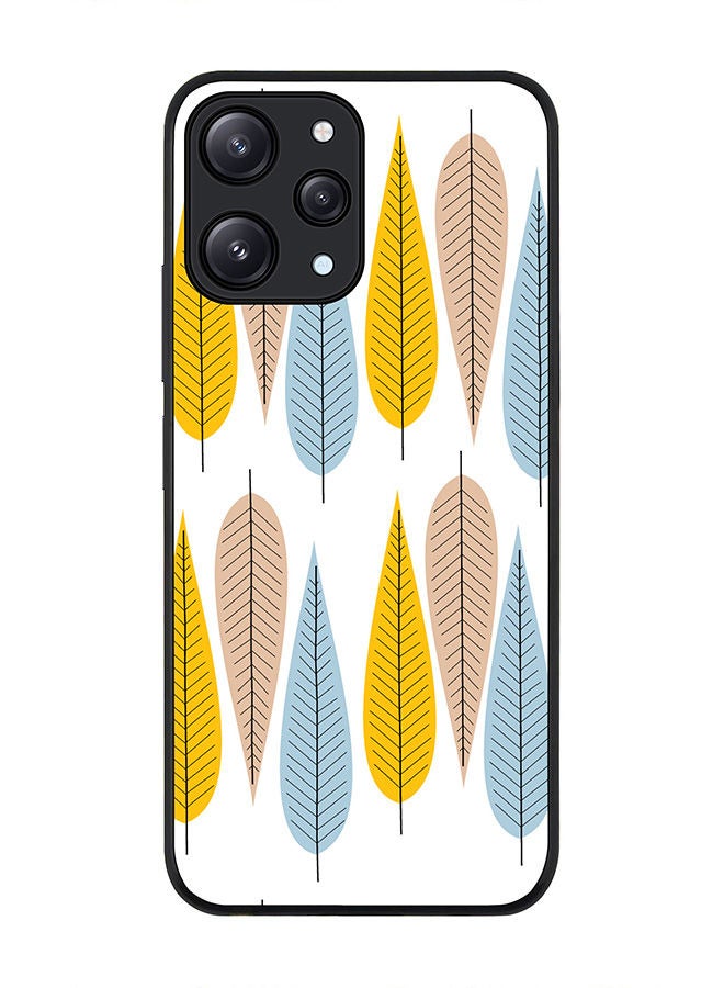 Stylizedd Rugged Black edge case for Xiaomi Redmi 12 4G, Slim fit Soft Case Flexible Rubber Edges Anti Drop TPU Gel Thin Cover -  North Fall - Image 1