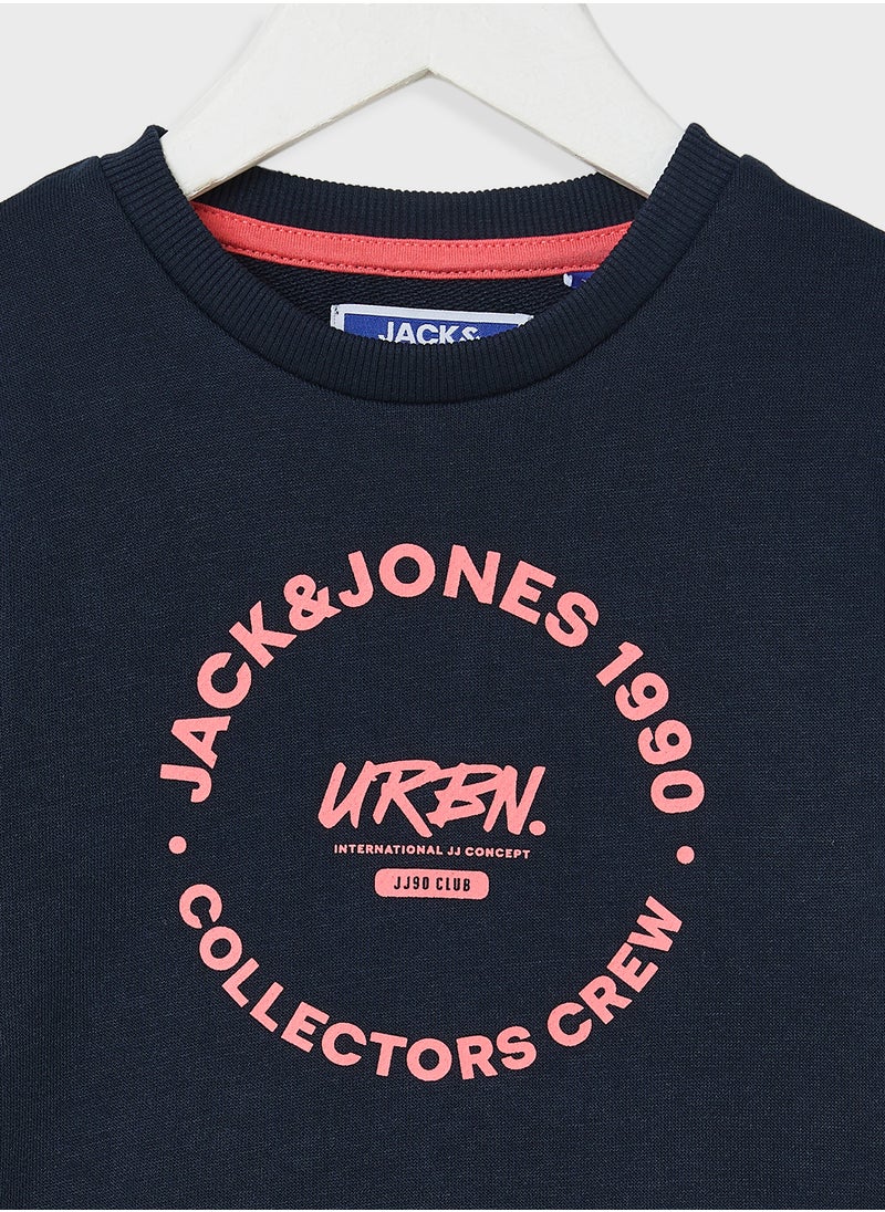 Jack & Jones Junior - Kids Logo Sweatshirt - Image 1