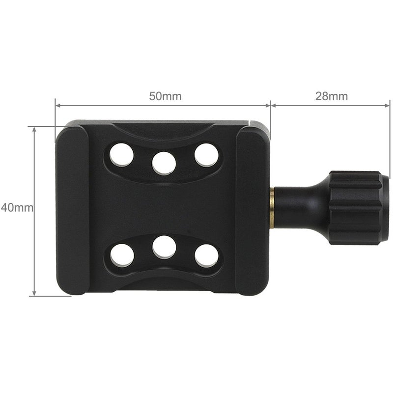 Haoge CP-20 Screw Knob Clamp Adapter Mount with Three Pairs of 20mm Holes for DIY Support System with Haoge Plates - Image 5