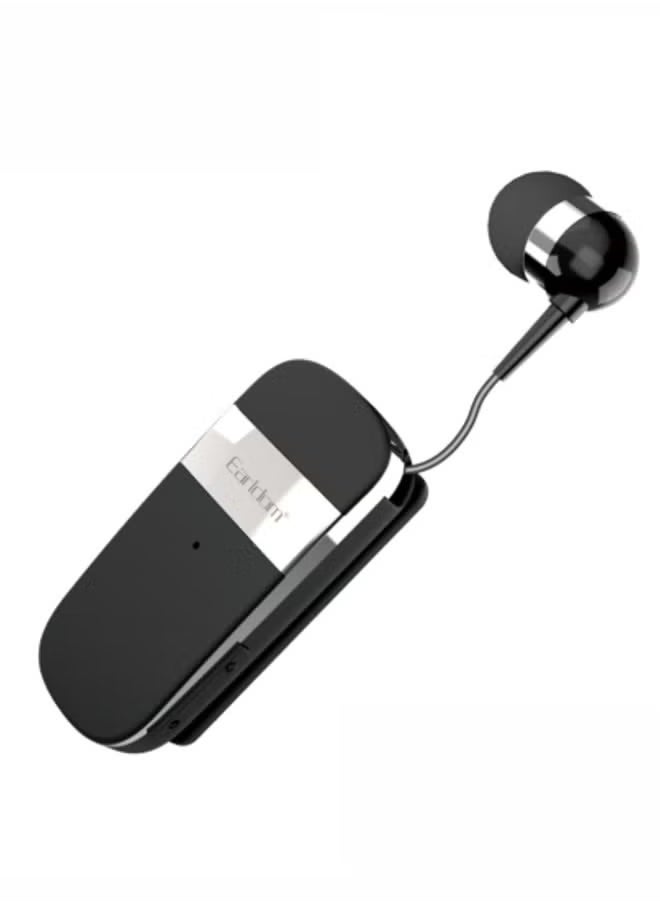 Earldom Multi-Function Clip-On In-Ear Wireless Headset, BH105, Black & White – Bluetooth Headphones with Clear Sound, Comfortable Fit, and Long Battery Life  - Image 2
