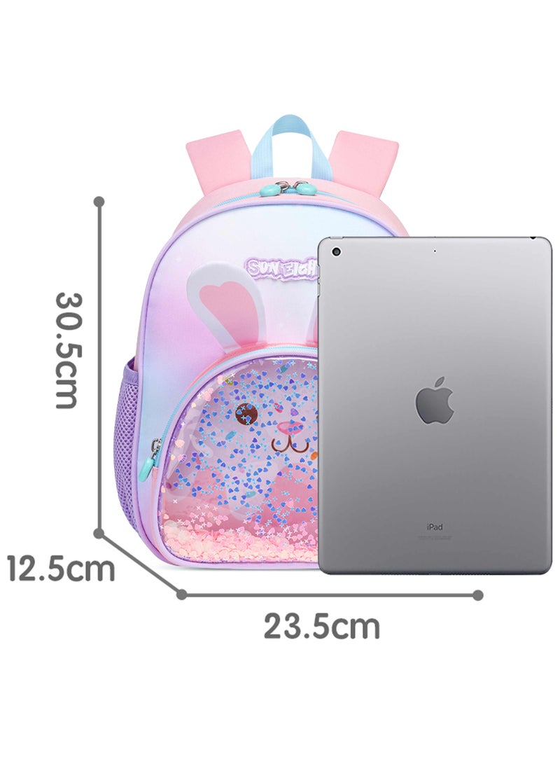 SUN EIGHT Premium Kids Backpack Water Resistant Light Weight Multifunctional Preschool Toddler Bag for Girls and Boys, SE22179, Pink - Image 4