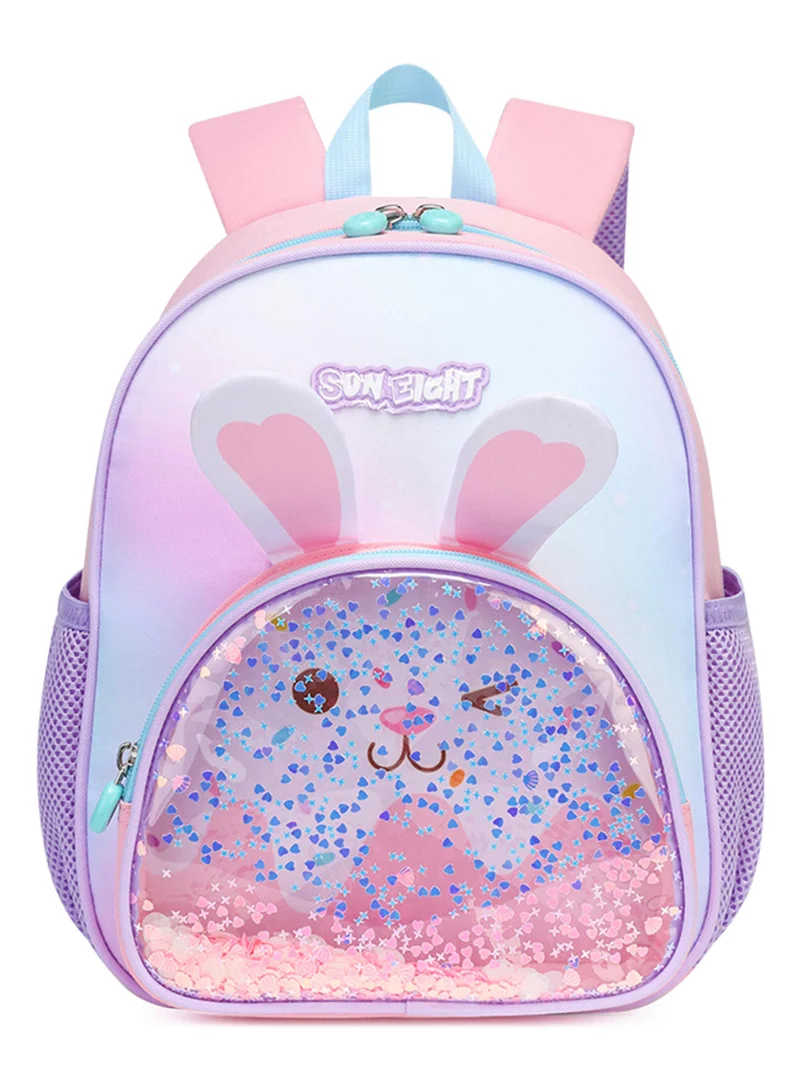 SUN EIGHT Premium Kids Backpack Water Resistant Light Weight Multifunctional Preschool Toddler Bag for Girls and Boys, SE22179, Pink