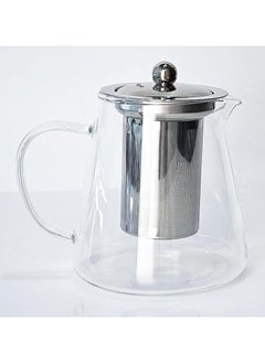 Generic Kettle 550ml Tea Kettle Borosilicate Glass Hot Water Kettle with Stainless Steel Infuser and Lid Tea Pot Kettle for Green Tea, Hot Water, Milk, Coffee  - Image 1
