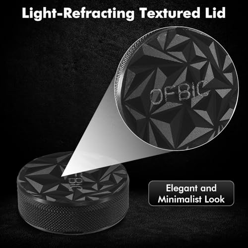 OFBIC Pouch Container with Divider and Magnetic Lid, Plastic Container & Can Compatible with ZYN/NZE/Alpha, Lightweight Pill Box, Comes with Sun Visor Clip (Magnetic Lid-Light Refracting) - Image 3