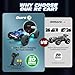 Tecnock RC Cars for Kids 118 Scale 2WD RC Car with USBC Easy Charging 24GHz Remote Control Car with LED Lights 50 Mins Playtime Toys Gifts for Boys Girls Ages 812 - Image 4