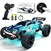 Tecnock RC Cars for Kids 118 Scale 2WD RC Car with USBC Easy Charging 24GHz Remote Control Car with LED Lights 50 Mins Playtime Toys Gifts for Boys Girls Ages 812 - Image 2
