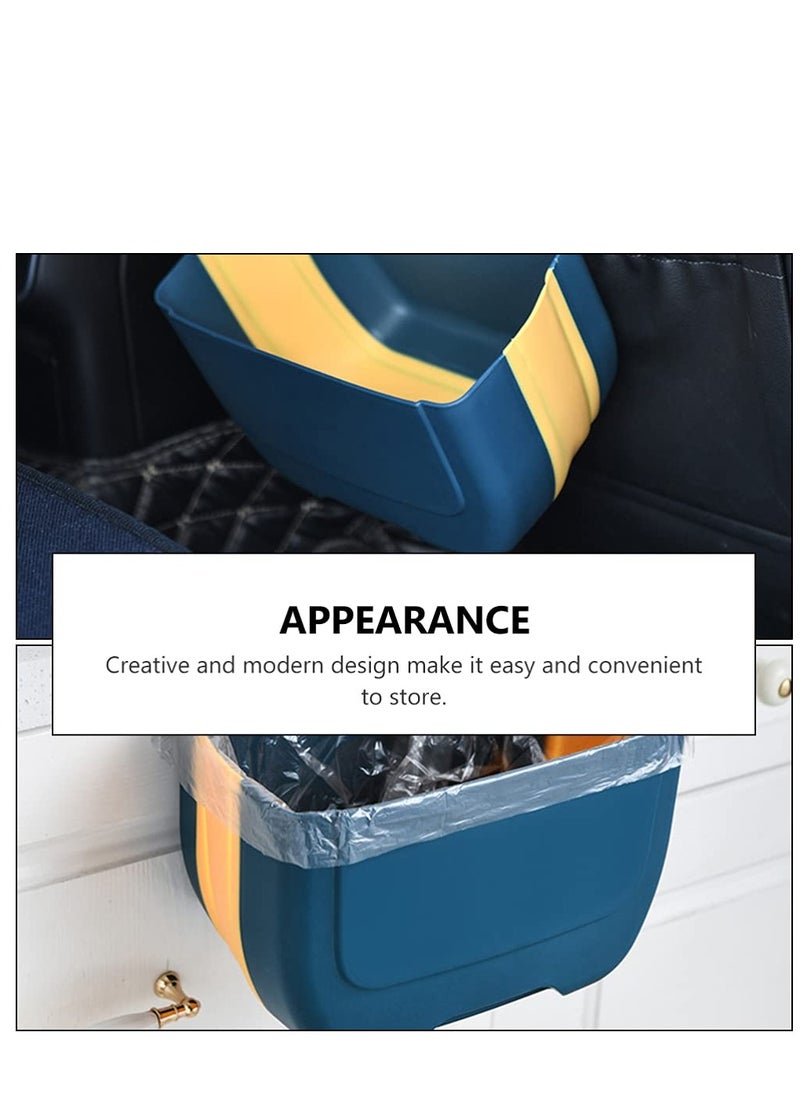 KASTWAVE Kitchen Hanging Garbage Can Small Hanging Kitchen Trash Can Mini Garbage Bin for Cabinet Door  - Image 5