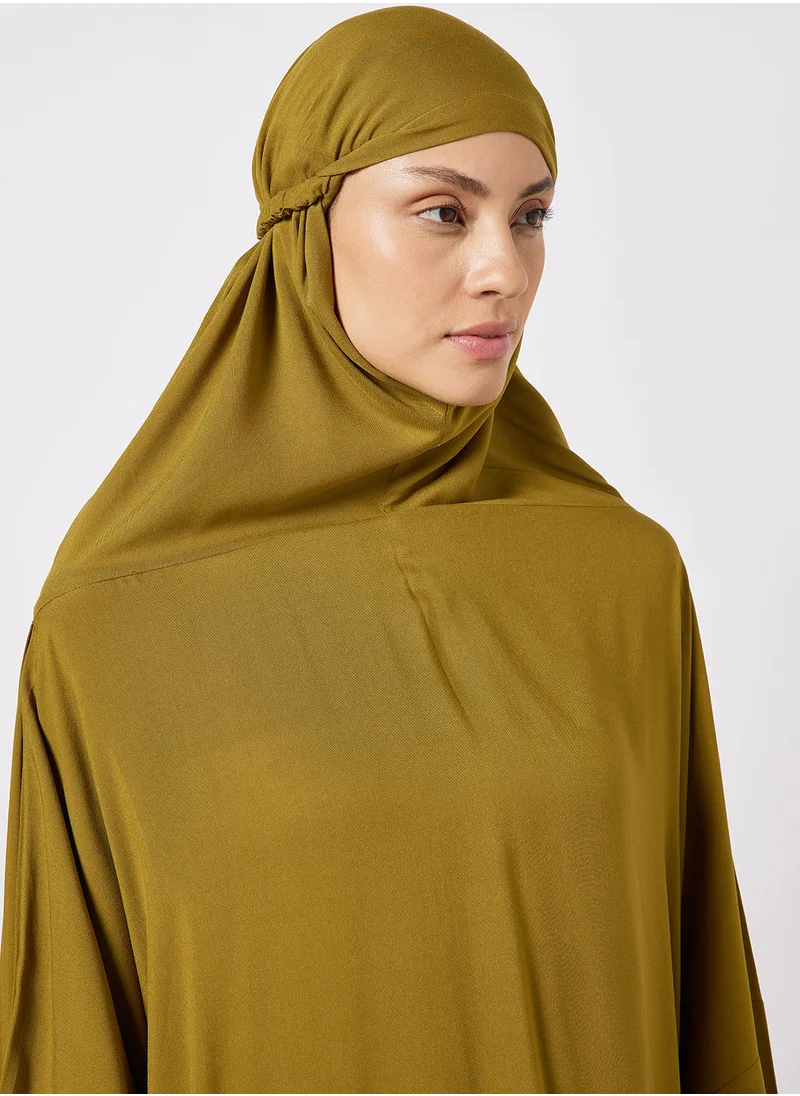 Hayat Praying Dress With Attached Veil