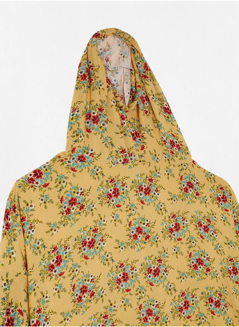 Hayat Praying Dress With Attached Veil