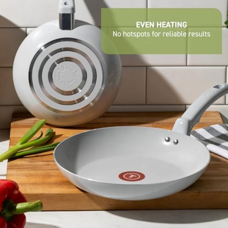 12 Inch Ceramic Non-Stick Fry Pan for Healthy Cooking, Oven and Broiler Safe up to 350F, Mint Green Ceramic Cookware Skillet - Image 5
