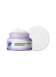 IT COSMETICS IT Cosmetics Confidence in a Cream Barrier Boost - Skin Barrier Repair Daily Face Moisturizer - Clinically Smoother, Softer Skin After 1 Use - Fragrance-Free, 100HR Hydration with Ceramide - 2 Fl Oz  - Image 1