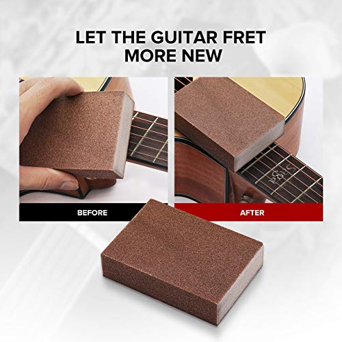MIFOGE 45Pcs Guitar Repairing Maintenance Tool Kit with Carry Bag Large Care Set of Tools For Acoustic Guitar Electric guitar Ukulele Bass Banjo,Perfect Gift for Music or String Instrument Enthusiast - Image 4