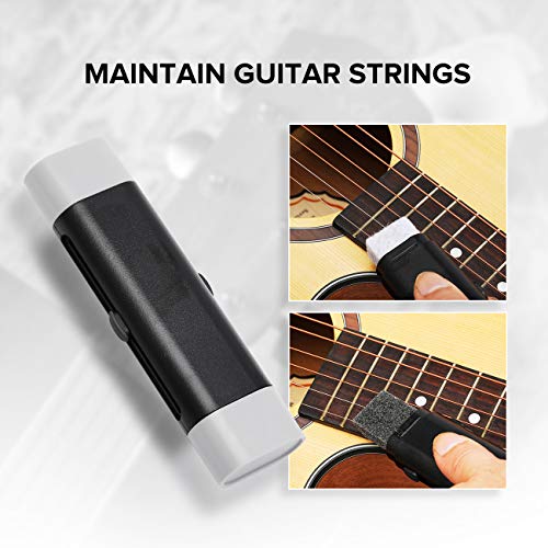 MIFOGE 45Pcs Guitar Repairing Maintenance Tool Kit with Carry Bag Large Care Set of Tools For Acoustic Guitar Electric guitar Ukulele Bass Banjo,Perfect Gift for Music or String Instrument Enthusiast - Image 5
