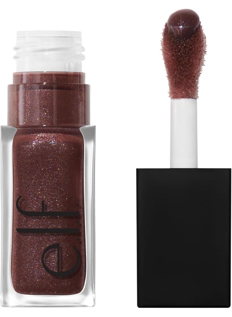 elf Glow Reviver Plumping Lip Oil Espresso Tonic - Image 1
