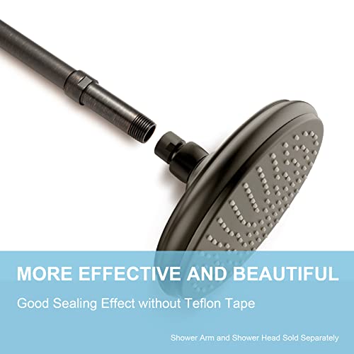 OFFO Shower Head Extension Arm 3 in, Oil Rubbed Bronze Shower Arm Extension Shower Head Extender Made of 304 Stainless Steel Shower Pipe Extension - Image 3