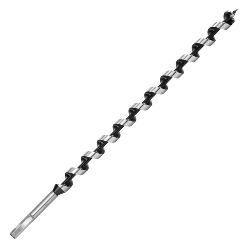 6pc Hex Shank Auger Drill Bits Wood Drilling Tool Spiral Hole Opener Fast Cutting Sturdy Power Drill Accessories for Carpentry and Furniture Use - Image 4