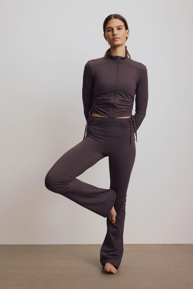 H&M Flared sports leggings with SoftMove™