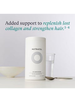 NUTRAFOL Women's Balance Hair Growth Supplement with Collagen Peptides, Ages 45+, Clinically Tested for Stronger, Visibly Thicker Hair, Dermatologist Recommended - 1 Month Supply, 12 oz Bottle  - Image 5