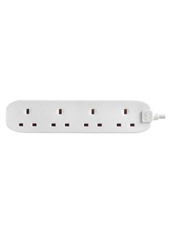 MASTERPLUG Masterplug 4 Socket Extension Lead, 5 meter White  - Image 3
