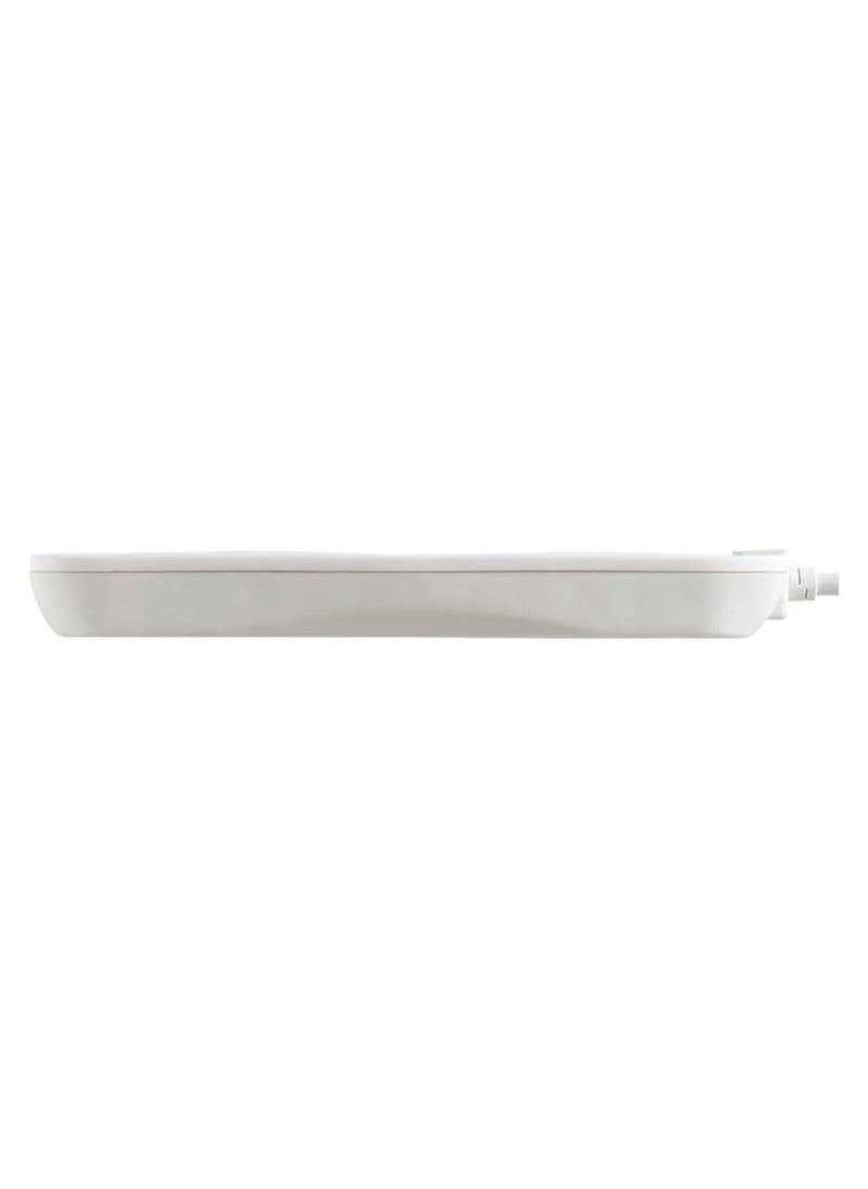 MASTERPLUG - Masterplug 4 Socket Extension Lead, 5 meter White - Image 1