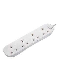 MASTERPLUG Masterplug 4 Socket Extension Lead, 5 meter White  - Image 2