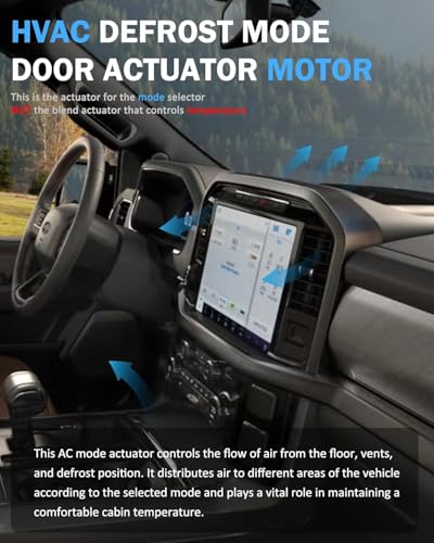 E-Shin 604-376 HVAC Air Heater Blend Door Actuator Compatible with Honda 1998-2002 Accord 1999-2004 Odyssey 2003-2008 Pilot 2001-2006 Acura MDX Main - Mode Replaces# 79140-S0X-A01 79140-S84-A01 - Image 4