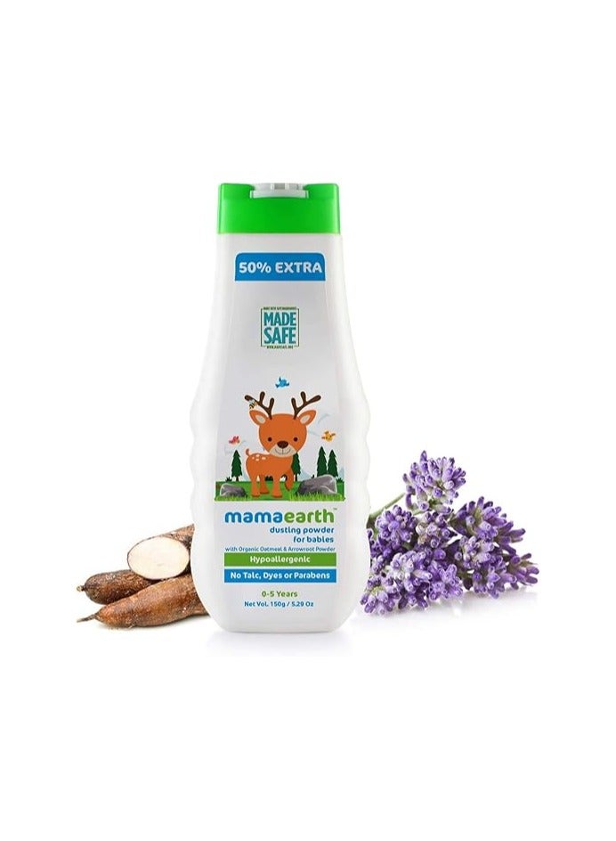 Mamaearth Dusting Powder For Babies, 150gm, Pack of 2 - Image 2