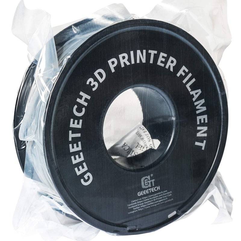 Geeetech PLA 3D Printer Filament, PLA 3D Printer Filament 1kg Spool(2.2lbs) Dimensional Accuracy +/- 0.02 mm, 3D Printing Filament Fits for Most FDM 3D Printers, Grey - Image 4