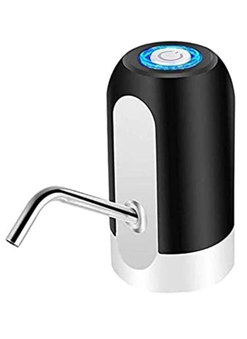 Generic Electric Water Dispenser, Automatic Portable Water Dispenser, Drinking Water Pump for 5 Gallon Bottle Jug with USB Rechargeable - Black  - Image 1