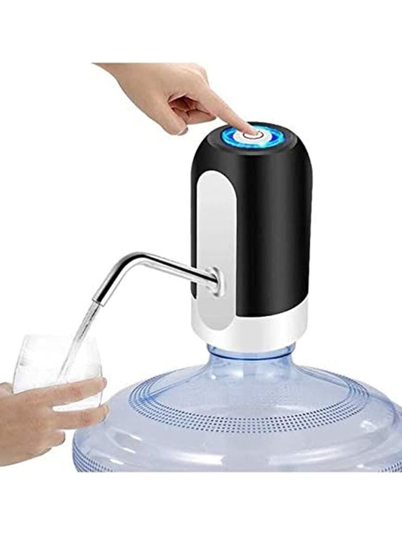 Generic Electric Water Dispenser, Automatic Portable Water Dispenser, Drinking Water Pump for 5 Gallon Bottle Jug with USB Rechargeable - Black  - Image 2