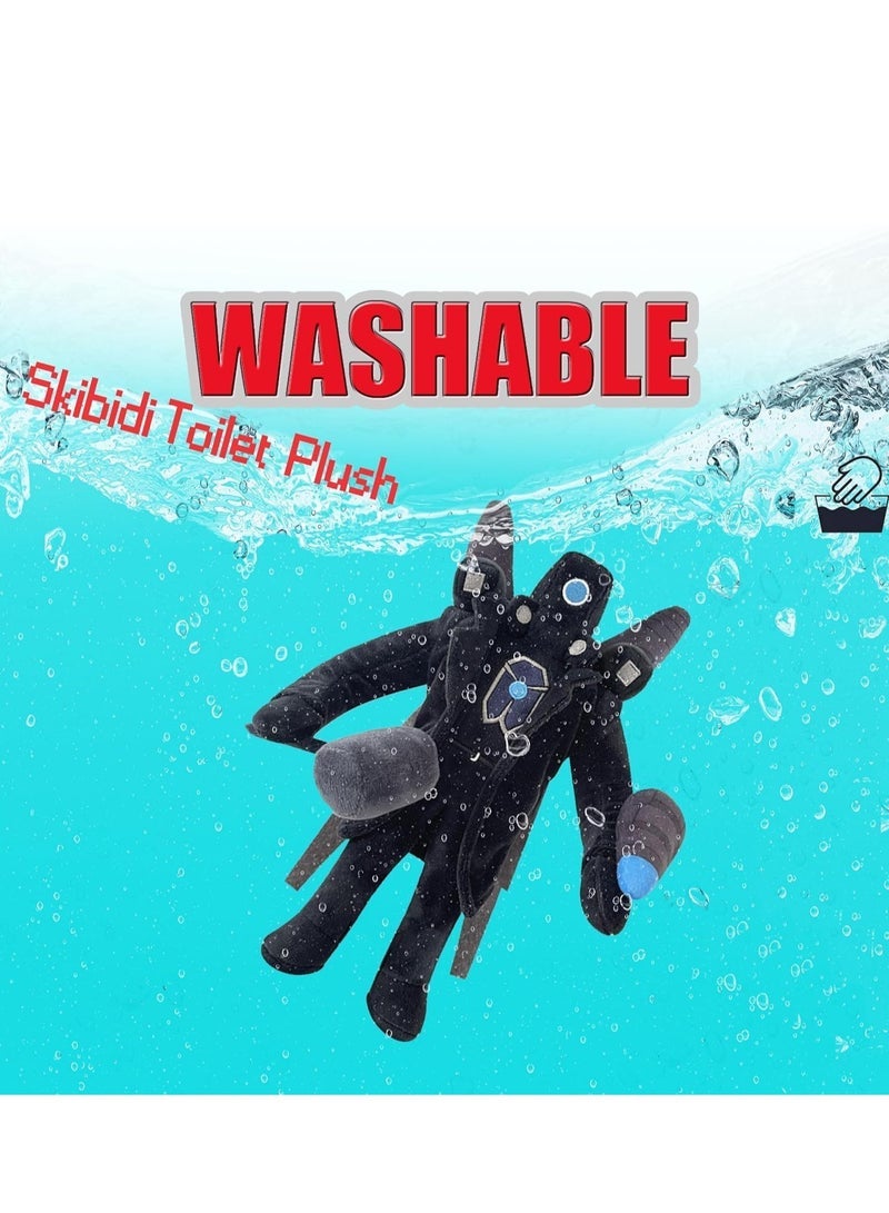general Skibidi Toilet Toy, Plush Skibidi Toilet Figure Doll Toy, Stuffed Animal, Plushie for Game Fans, Kids and Adults - Image 4