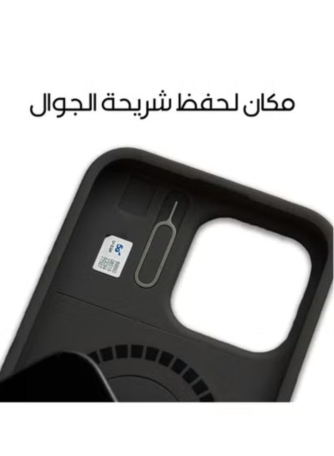 ماس كفر ماس ايفون 13برو ماكس إنڤينيت ماج سيف 6 في 1 أسود - Image 4