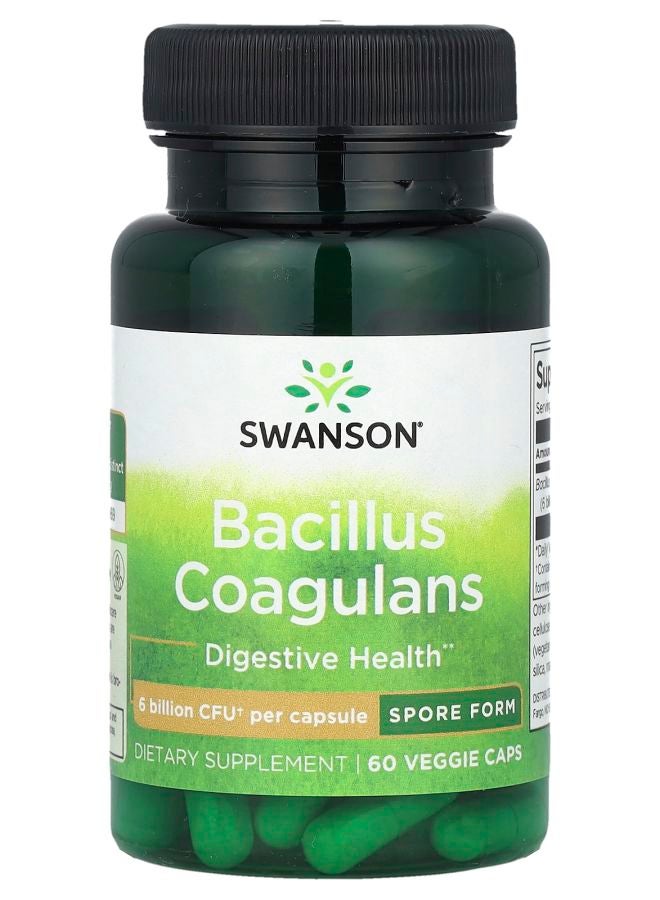 Bacillus Coagulans 6 Billion CFU 60 Veggie Caps