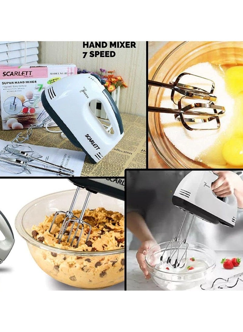 سكارليت خلاط يدوي سكارليت بـ 7 سرعات - قوة وأداء لتحضير أشهى المخبوزات - Image 5