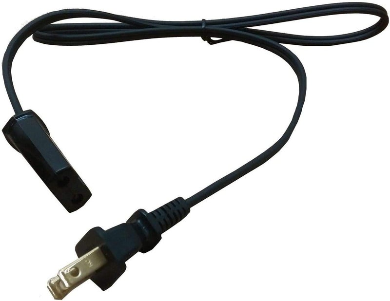 3 Foot Long 2-Pin Replacement Power Cord for Rice Cookers and Coffee Urns - 2-Pin with 1/2 Inch Spacing Fits Many Coffee Percolators and Other Small Appliances