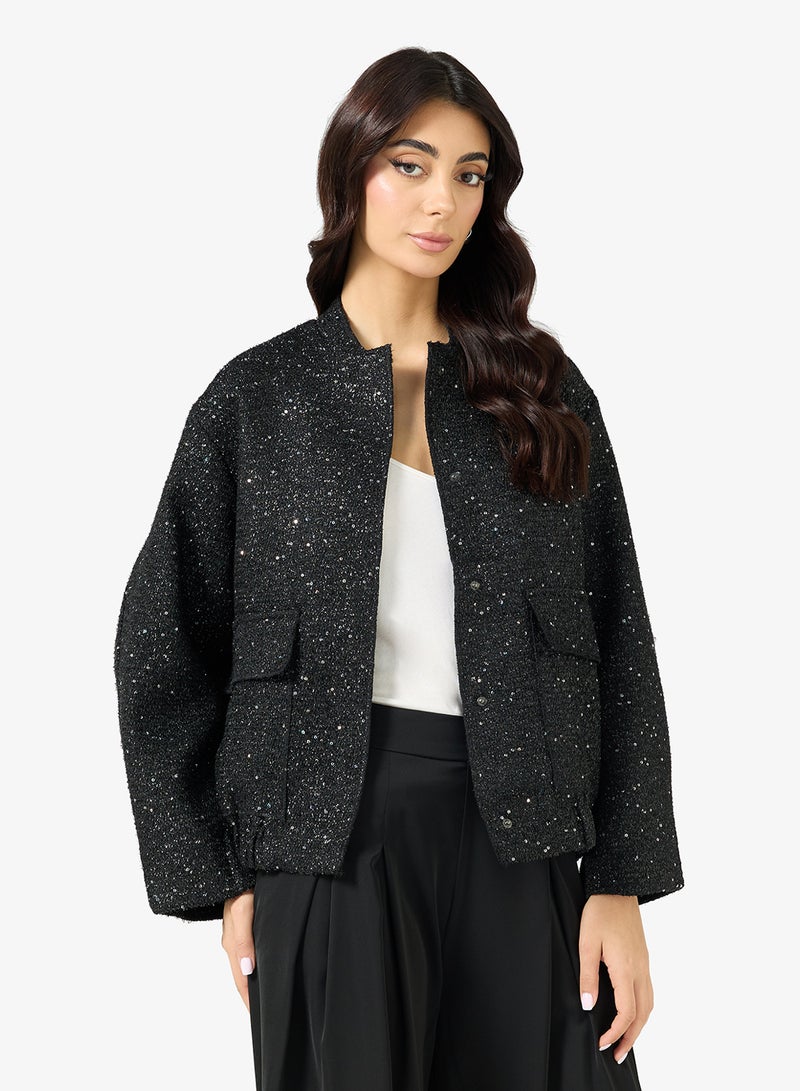 ايلا جاكيت تويد بوكسي - Image 1