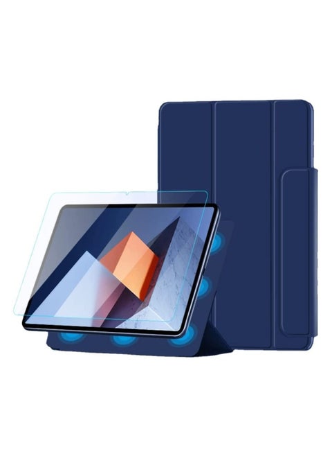 حافظة لجهاز iPad الجيل العاشر مقاس 10.9 بوصة 2022 مع واقي شاشة واحد - حافظة واقية فائقة النحافة وخفيفة الوزن وقوية من مادة البولي يوريثان مع حامل مغناطيسي ذكي