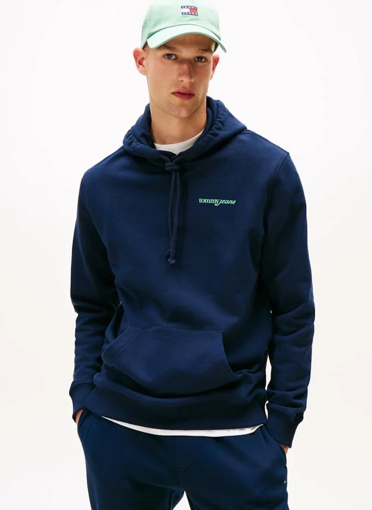 TOMMY JEANS Back Logo Terry Hoody