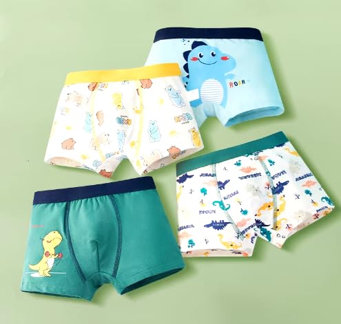 TEDDYIFY Boy's Soft Cotton Briefs Baby Toddler Kids Underwear Various Cute Patterns Cotton Boyshort Underwear |Superior Soft Cotton| (Colors and Prints as per Availability, Multicolor) 3-4 Years, 4 - Image 3