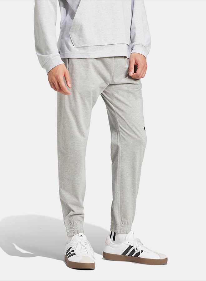 Adidas Essentials Big Logo Single Jersey Joggers - Image 3