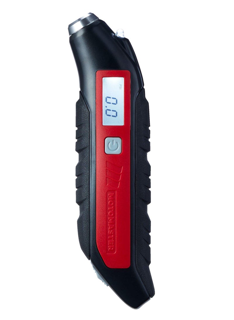 MotoMaster Digital Tire Pressure And Depth Gauge With Light 5 99 Psi - Image 1