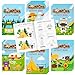 Dvbonike 24Pcs Travel Camping Activity Books Happy Camper Mini Fun Games Coloring Book Bulk Party Favors Goodie Bags Stuffers for Birthday Classroom School Students Rewards Supplies - Image 2