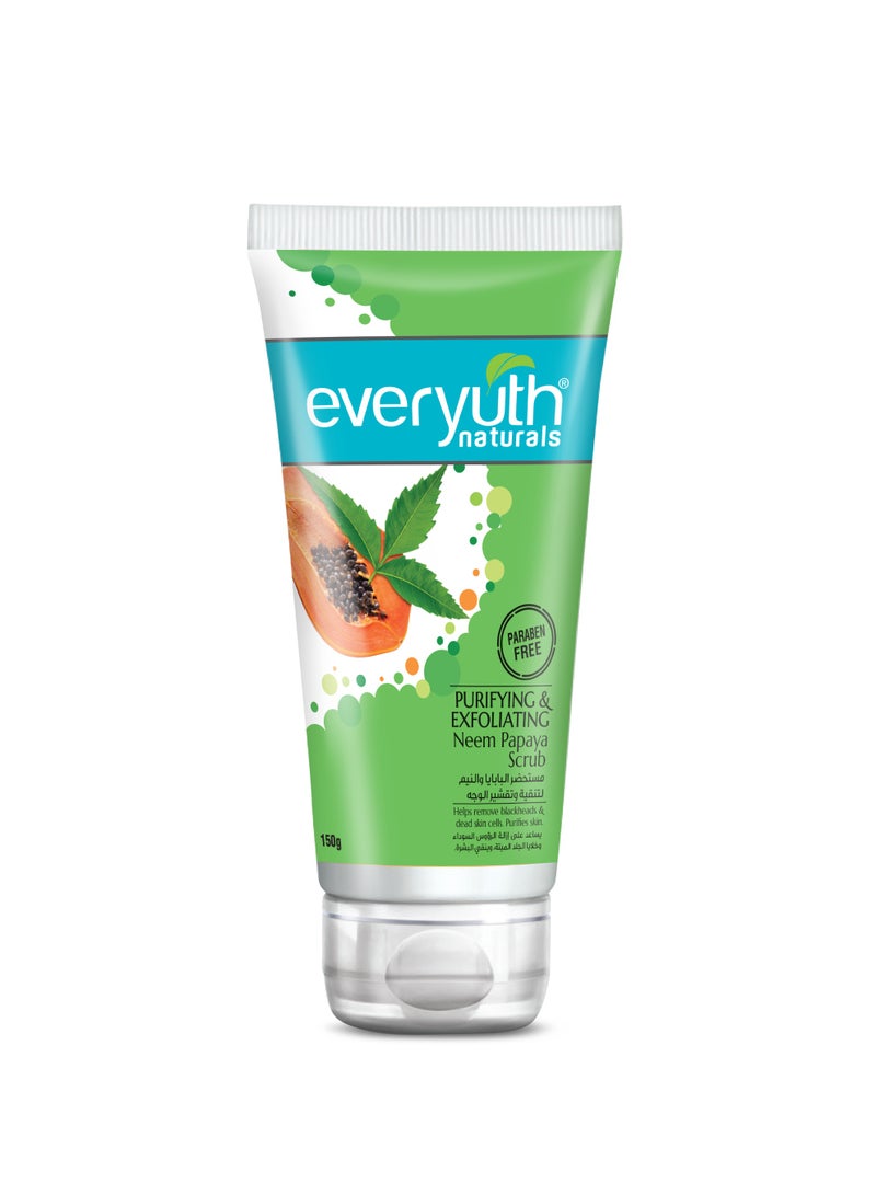 Everyuth Neem Papaya Scrub 150g - Image 1