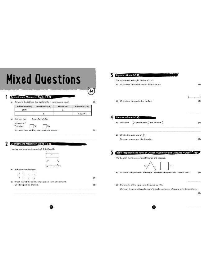 null - Collins Edexcel GCSE 9-1 Maths Foundation Exam Skills and Practice: Ideal for the 2025 and 2026 exams - Image 1