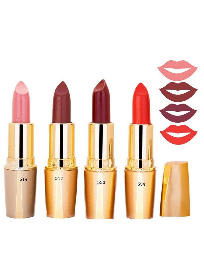 G4U Volo Creamy Matte Lipsticks For Women (4 Pcs Set)20Jan2022A38 - Image 1