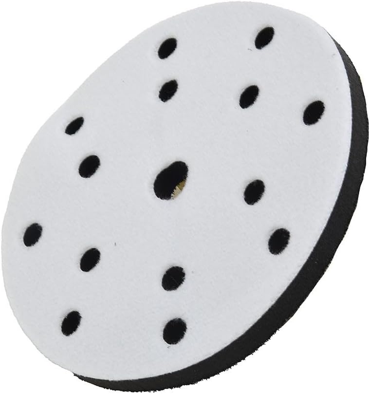 6 Inch 15 Hole Sponge Interface Pad For Electric Grinder And Sander - Image 1