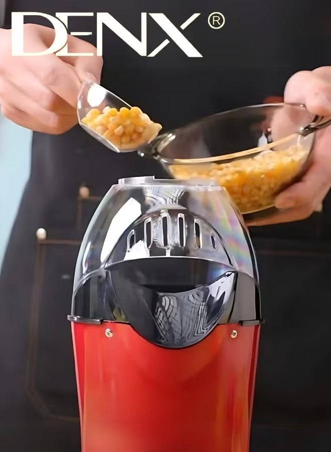 Denx Healthy Popcorn Maker, 1100W, Hot Air Operation, Oil-Free, Model DX2089 - Image 4