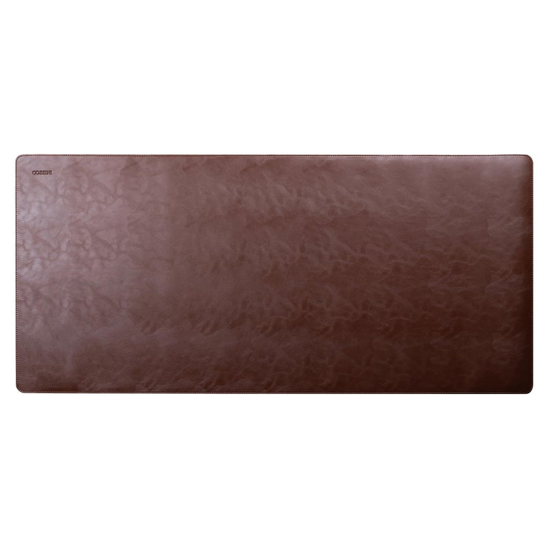 Cossini XL Desk Pad - Large Vegan Leather Desk Mat (17 x 36) - Buttery Smooth Writing, Damage Blocking, Non-Slip, Waterproof - Home Office Computer Desk Protector Blotter Laptop Keyboard Mouse Pad - Image 1