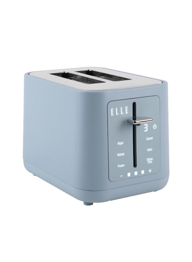 ELLE Panache Series 2 Slice Digital Toaster, Touch-Activated Display, 6 Browning Levels, Bagel, Frozen, Grain & Gluten-Free Functions, 980W - Image 1