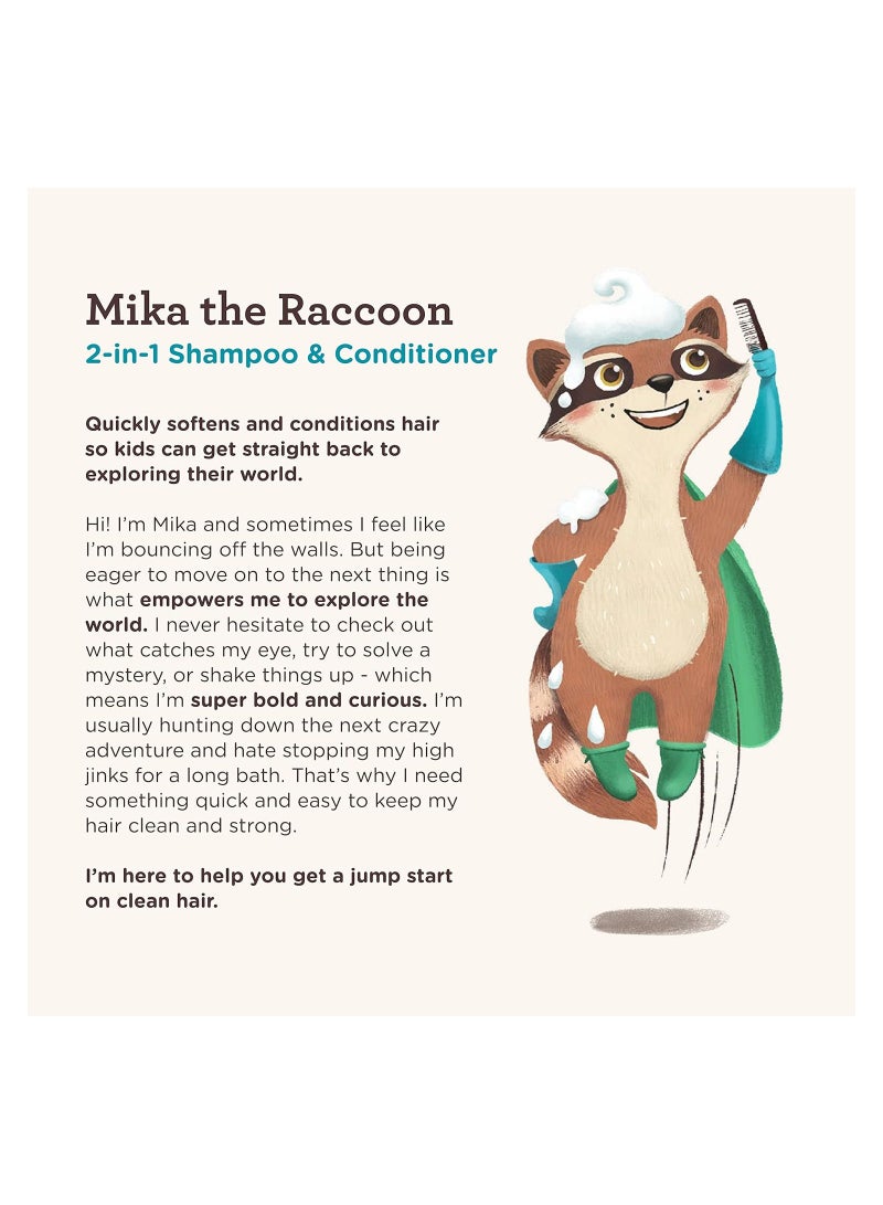 Aveeno Kids 2-in-1 Hydrating Shampoo & Conditioner, Gently Cleanses, Conditions & Detangles Kids Hair, Formulated With Oat Extract, For Sensitive Skin & Scalp, Hypoallergenic, 12 fl. Oz - Image 5